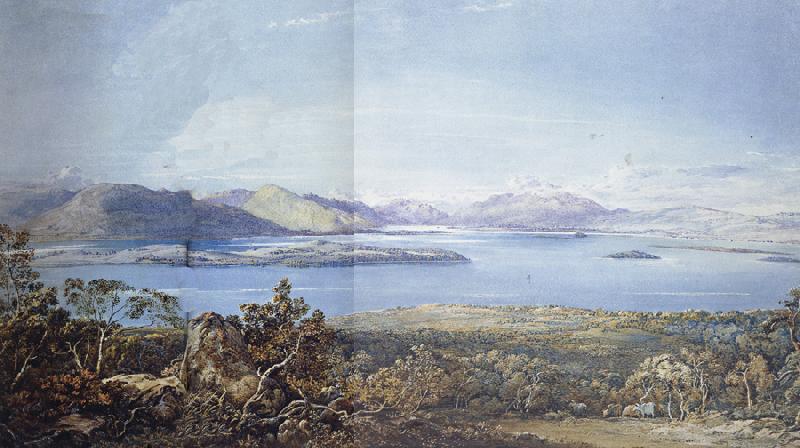 Francis Oliver Finch View of Loch Lomond